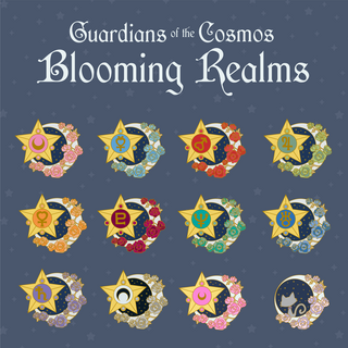 Blooming Realms Enamel Pins