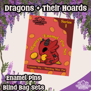 Dragon and Their Board Blind Bag (2 Pins)