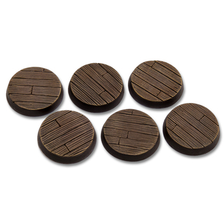 25mm Wooden Floor Bases (6)