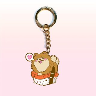 Keychain Sushi Pomeranian