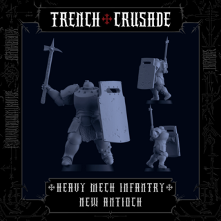 Heavy Mechanised Infantry with Hammer & Shield - Digital