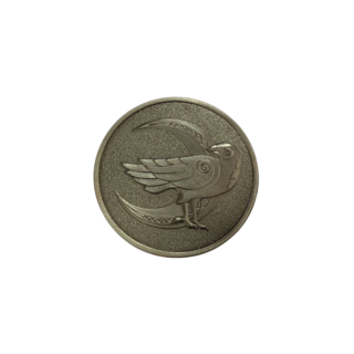 Raven Challenge Coin - Silver