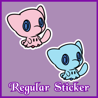 Mewkyu Regular Sticker