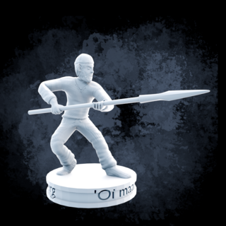 Spear Soldier Miniature