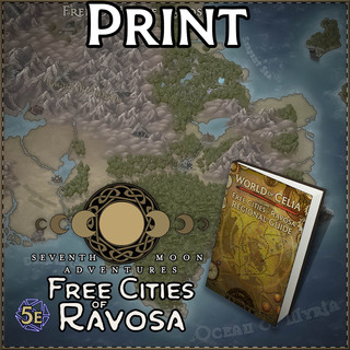 Printed Book - World of Celia - Free Cities of Ravosa