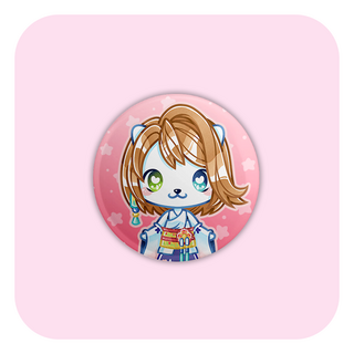 Final Fantasy Yuna Badge Button