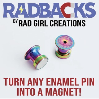 Magnetic Pin Backs (RadBacks)