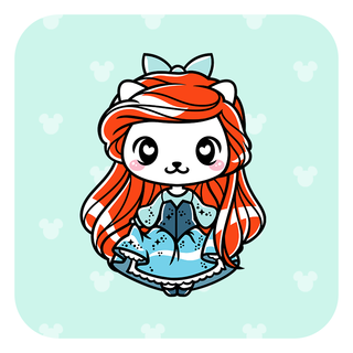 Nya Nya Neko Ariel Blue Dress [Pin Club Exclusive]