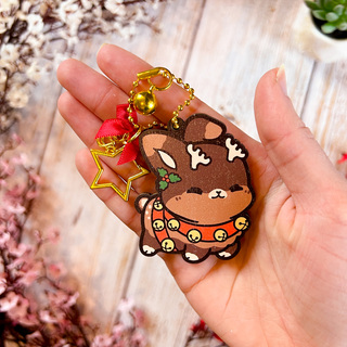 Donner Wooden Charm | SB 🐰