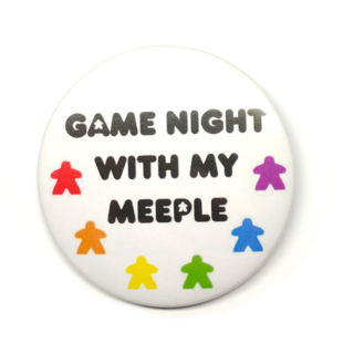 Board Gamer Button Badge