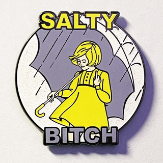 Salty Bitch Enamel Pin