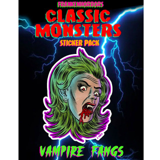 FrankenHorrors FANG FATALE Sticker