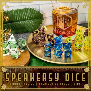 Speakeasy Dice: Liquid Core Dice Set (w/ Box)