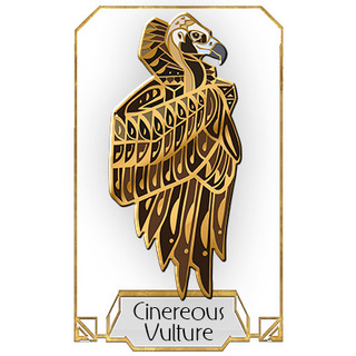 Cinereous Vulture Pin