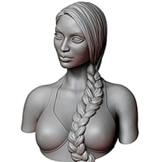 Priya bust STL file