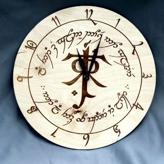 JRR Tolkien Clock