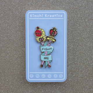 Fight Me Pin