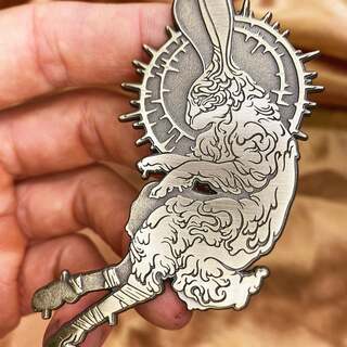 Spring Hare - Metal Pin