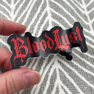 BloodLust Logo Sticker