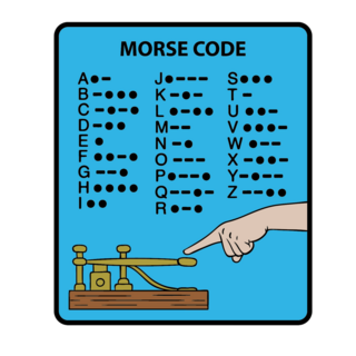 Morse Code Pin