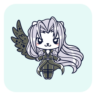 Final Fantasy Sephiroth Enamel Pin