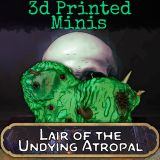 Printed Miniature Bosses - Lair of the Undying Atropal