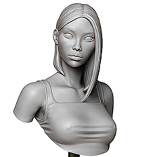 Yami bust STL file