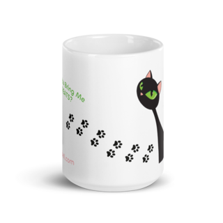 15 oz Pink the Cat Mug