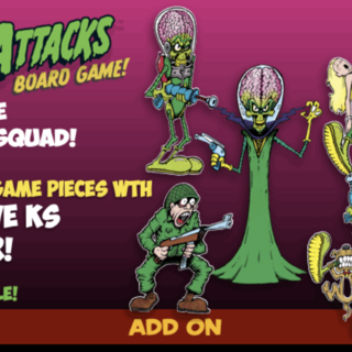 Martian Alternate Invasion Squad - Game Pieces