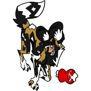 African Wild Dog Pin Set