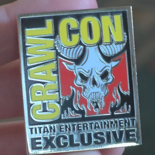 Crawl Con enamel Pin