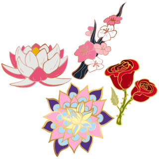 Botanical - Flower Mini Hoard Pin Set - Preorder
