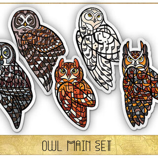 Owl Sticker Pack