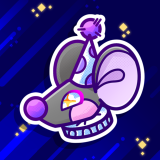Rat Clown Sticker