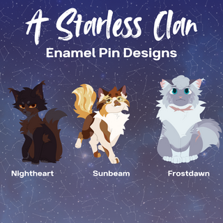 A Starless Clan Enamel Pins