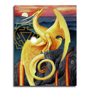 The Solar Plexus Chakra 8.5 x 11 Print