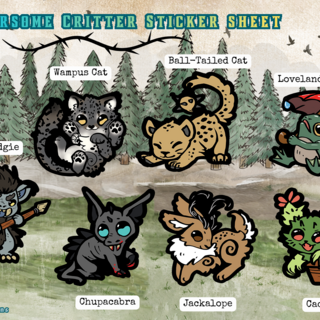 Sticker Sheet: Critters