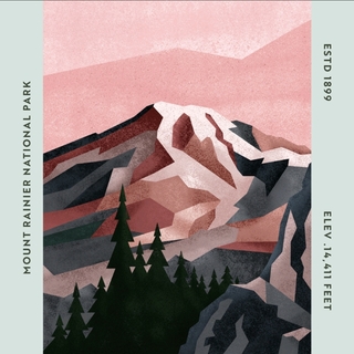 Mount Rainier Sticker