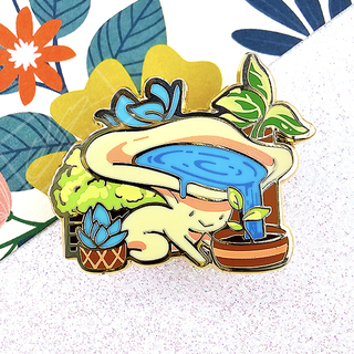 "Gardener Shroomie" Enamel Pin