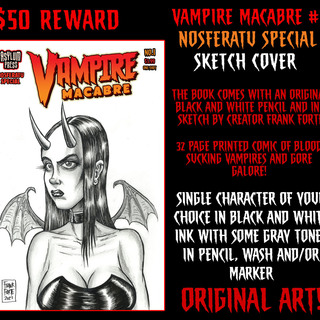 Vamp Macabre Nosf. #1C* Sketch Cov. w Ske