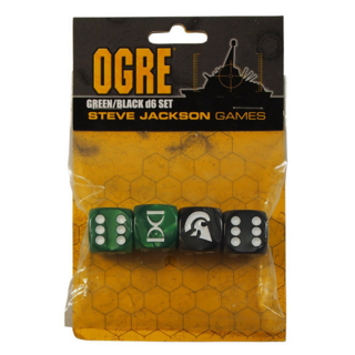 Ogre Dice Set (Black/Green)