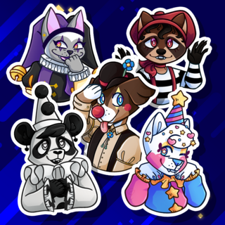Clownimal Stickers