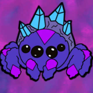 Rock Candy Jumping Spider Hard Enamel Pin