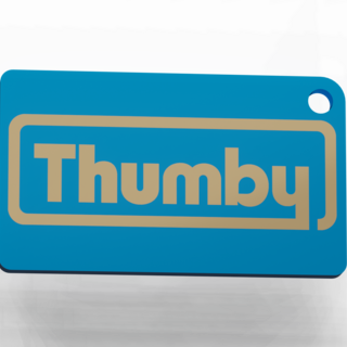 Thumby Commemorative Keychain