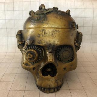 Steampunk Skull Dice Container