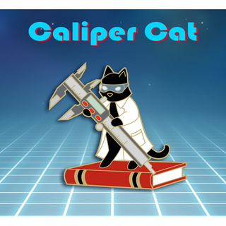 Caliper Cat Pin