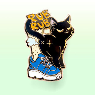 Enamel Pin Rub Rub Ver. A Version RIGHT LEG (American Shorthair Cat)