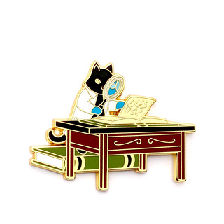 Archival Science Cat Pin