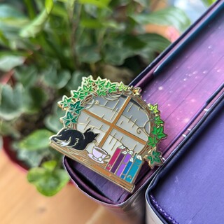 rainy days enamel pin