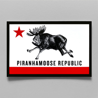 STICKER: Piranhamoose Republic